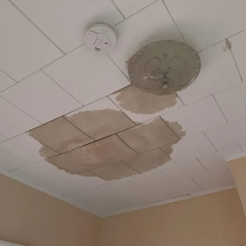 Ceiling Water Damage Repair in City of Radford, VA